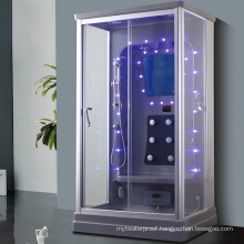 Modern Sliding Glass Gray Color Shower Cabinet Acrylic Steam Room